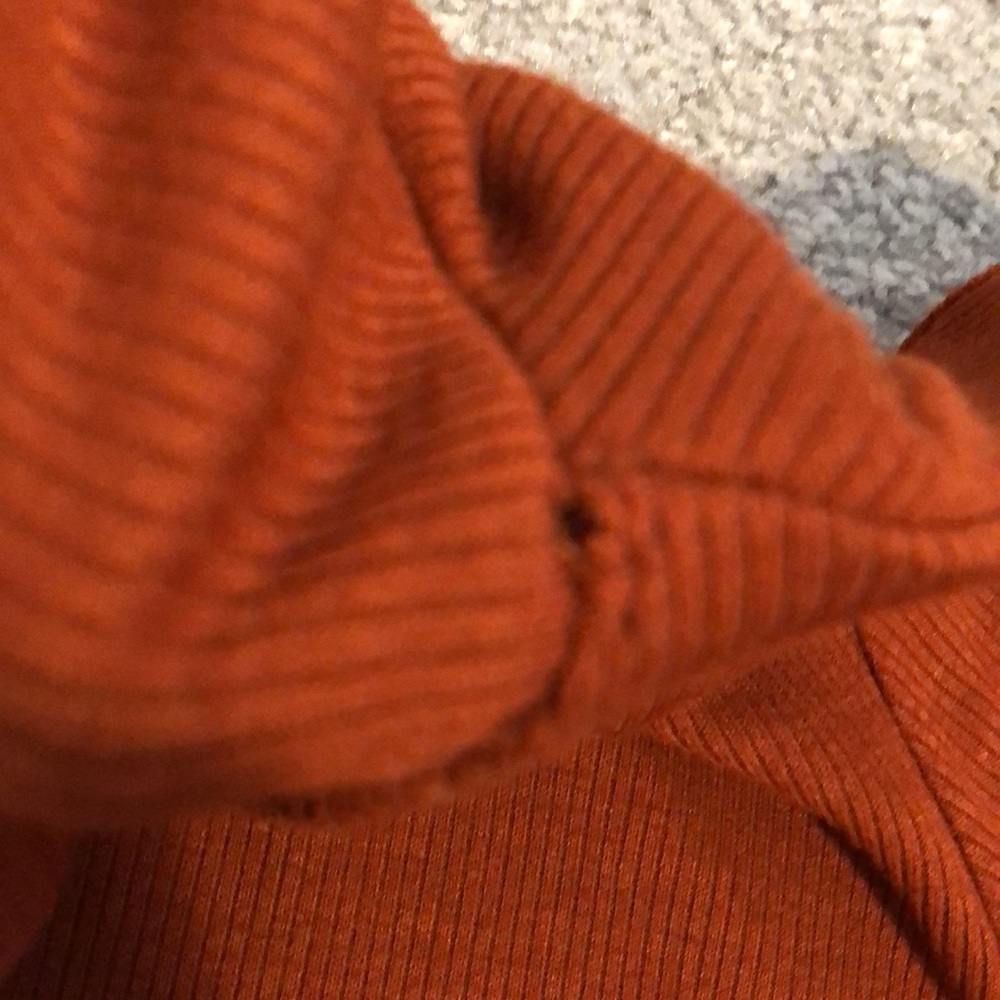 Rust Midi Bodycon Dress - Picture 12 of 12